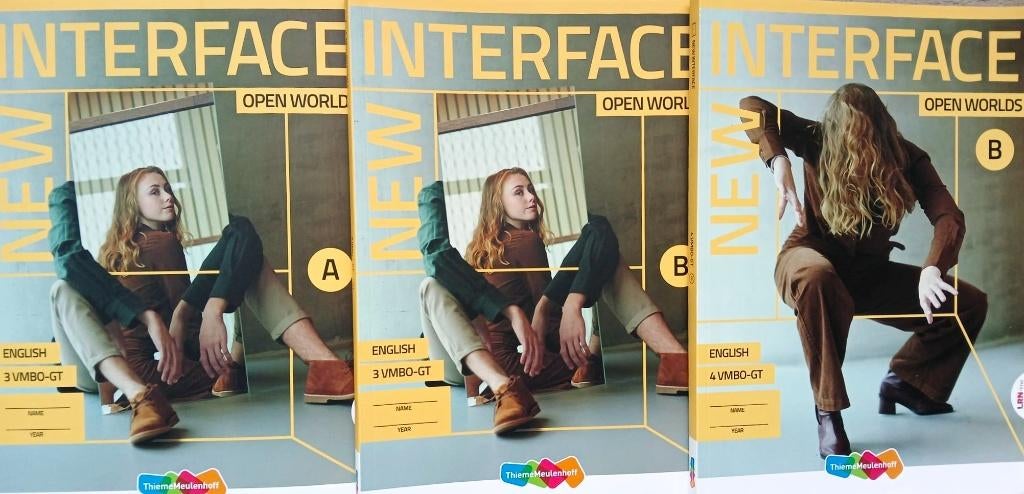 NEW INTERFACE English LRN-line 3/4 VMBO-GT (nieuwe exempl.), VMBO, Engels, Verzenden, Nieuw