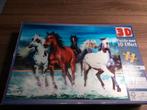 Paarden puzzel met 3D effect 500 stukjes 61x46cm., Ophalen of Verzenden, 500 t/m 1500 stukjes, Zo goed als nieuw, Legpuzzel