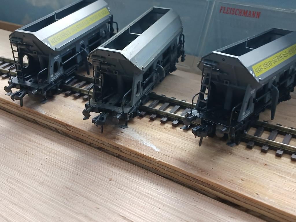 3 Fleischmann wagons no 5511, Hobby en Vrije tijd, Gelijkstroom, Fleischmann, Ophalen of Verzenden, Nieuw