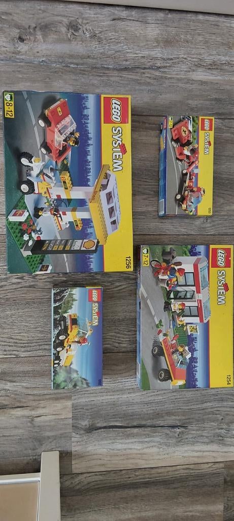 Lego 1252, 1253, 1254 en 1256 NIEUW in doos, Kinderen en Baby's, Speelgoed | Duplo en Lego, Ophalen of Verzenden, Nieuw