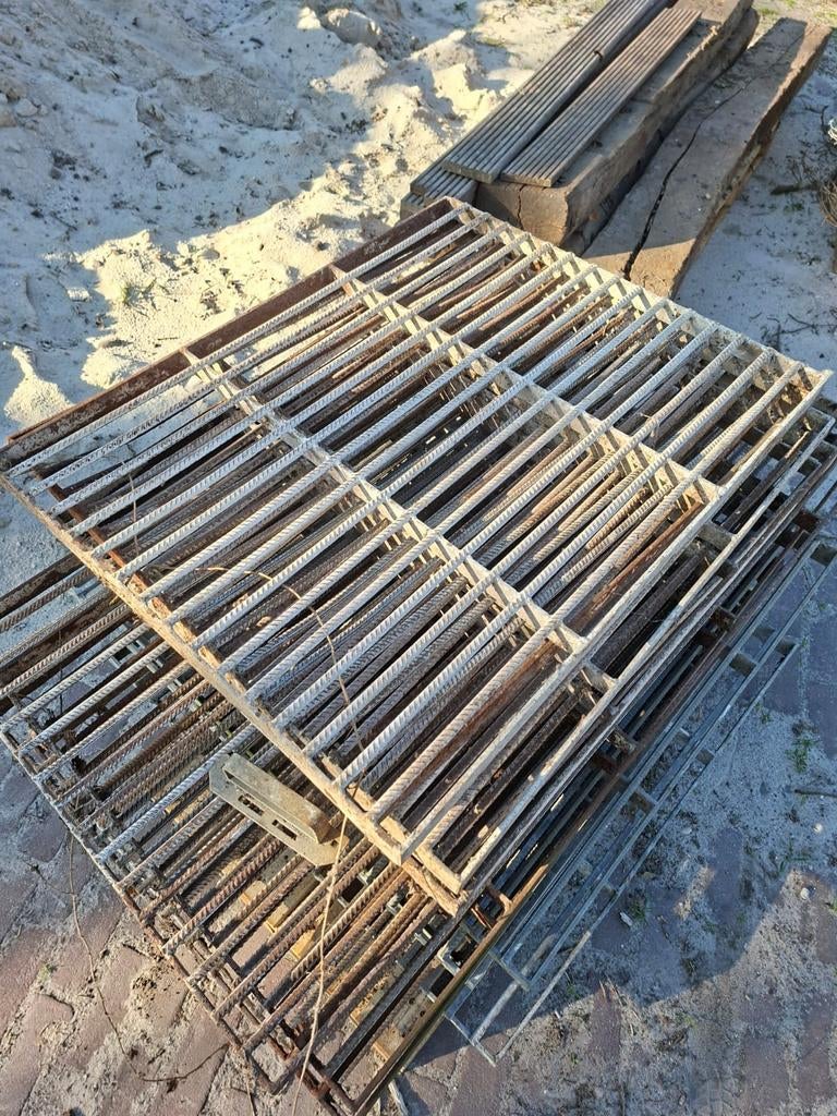 Grupstal roosters van ijzer, hekken afscheiding, Ophalen of Verzenden