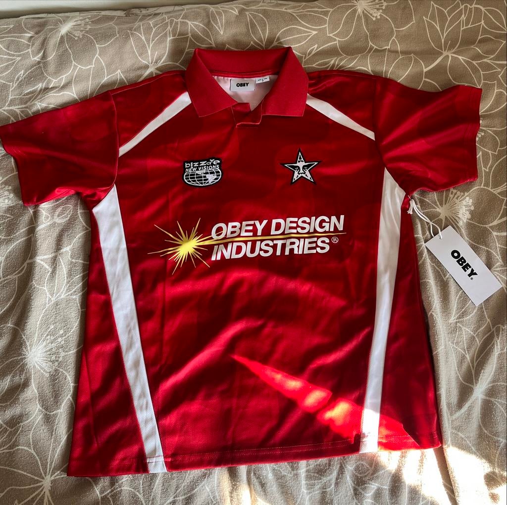 Obey Jersey Maat M - Nieuw met prijskaartje, Verzenden, Nieuw, Maat 48/50 (M), Rood