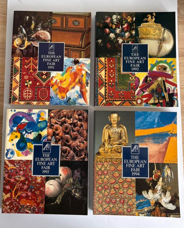 TEFAF The European Fine Art Fair Catalogi 1991-1995 (set van, Boeken, Catalogussen en Folders, Nieuw, Catalogus, Ophalen of Verzenden