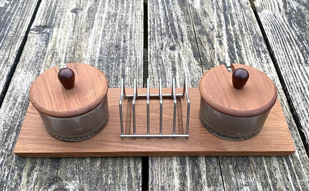 Leuke Vintage Deens Lüthje Toastrek Jam / Marmeladepotten, Ophalen of Verzenden