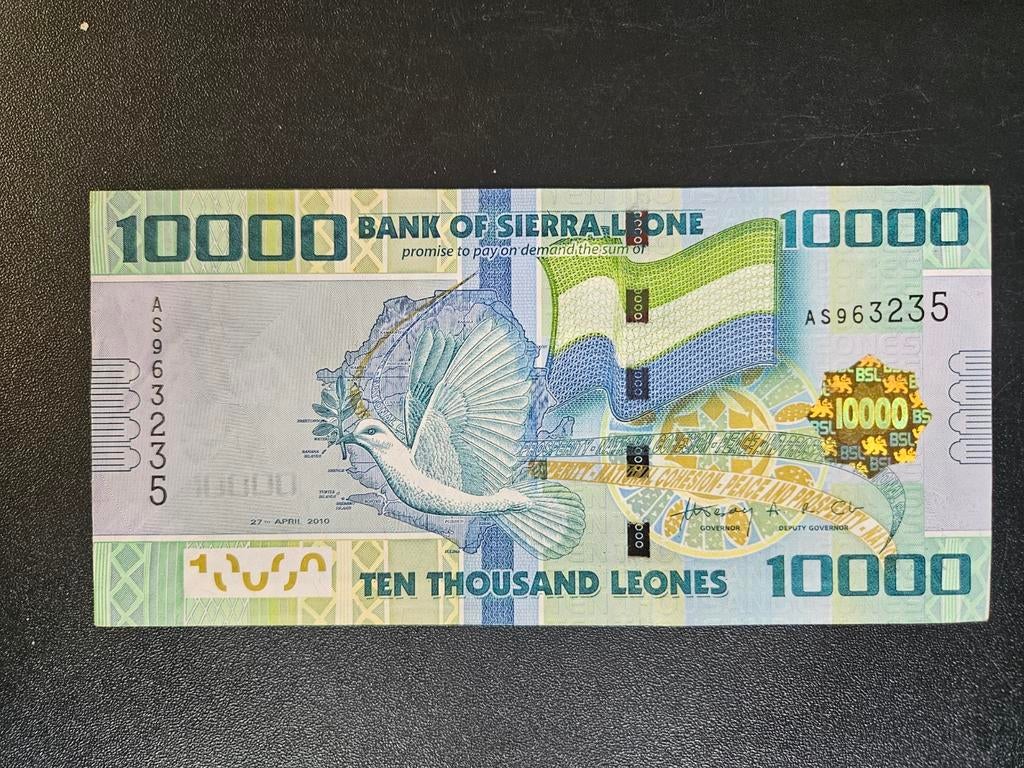 Sierra Leone pick 33a 2010 UNC-, Ophalen of Verzenden, Overige landen, Los biljet