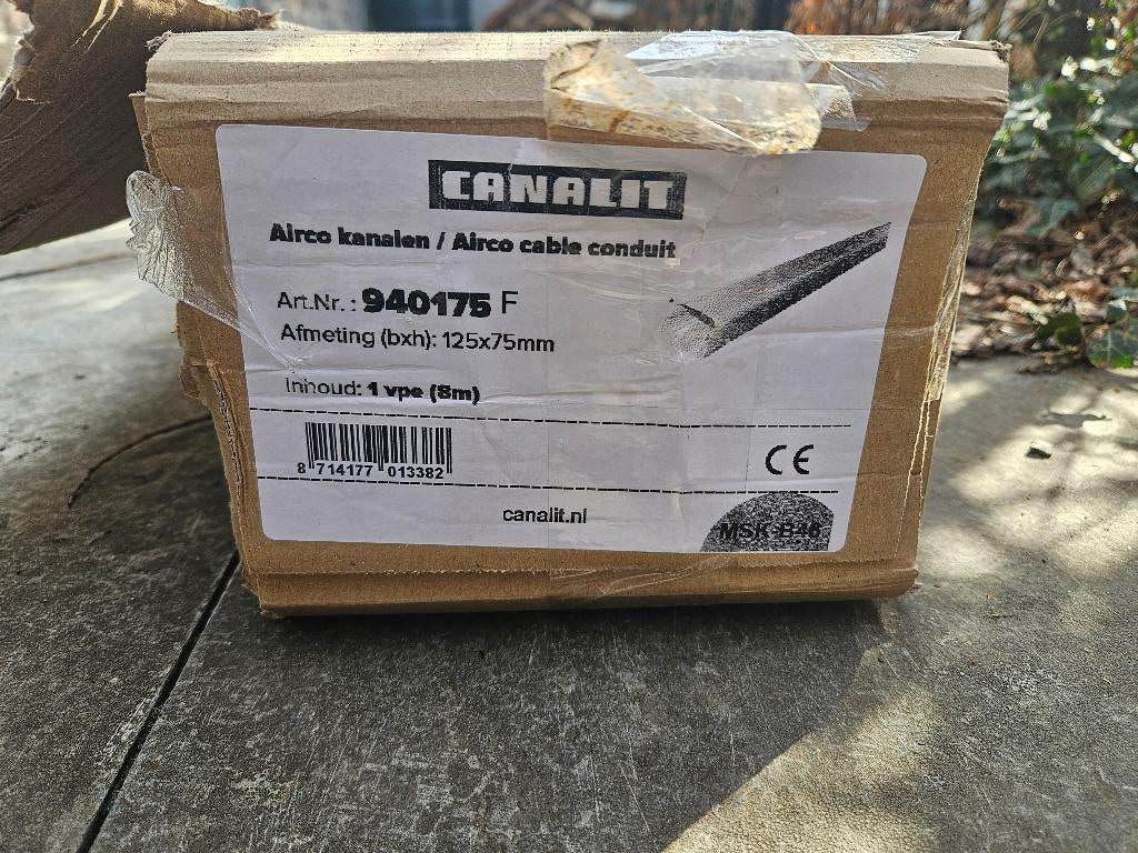 Leidingkanaal voor airco of warmtepomp, Ophalen, Overige materialen, 6 meter of meer, Overige typen