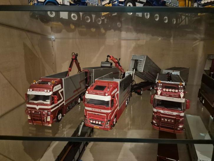 Tekno G&J van leeuwen, Hobby en Vrije tijd, Modelauto's | 1:50, Zo goed als nieuw, Bus of Vrachtwagen, Tekno, Ophalen of Verzenden