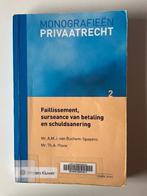 Privaatrecht (faillissement en surseance) boek, Gelezen, Wolters Kluwer, Beta, HBO
