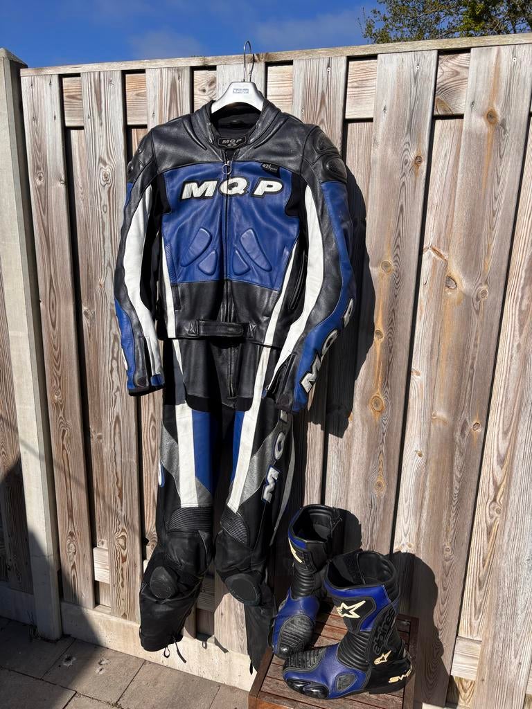 MQP Motorpak Maat 54 met Alpinestars Laarzen en Handschoenen, Motoren, Kleding | Motorkleding, Ophalen, Tweedehands, Heren, Combipak