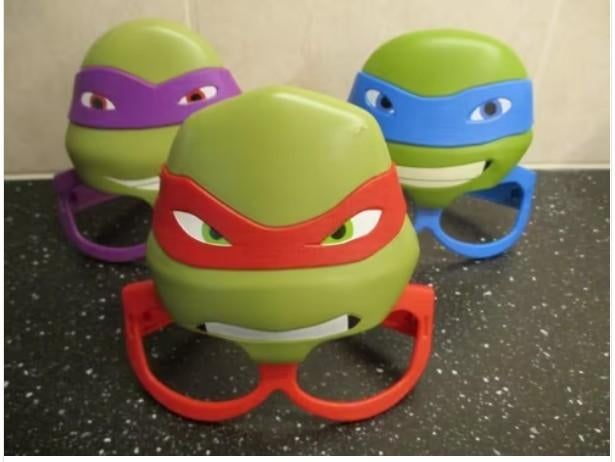 NINJA TURTLES BRIL/MASKER NIEUW, Verzenden, Nieuw, Jongen of Meisje