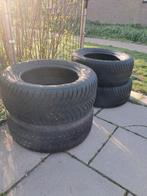 4 oude autobanden gratis - leuk voor speeltuin of decoratie, Auto-onderdelen, Ophalen, Gebruikt