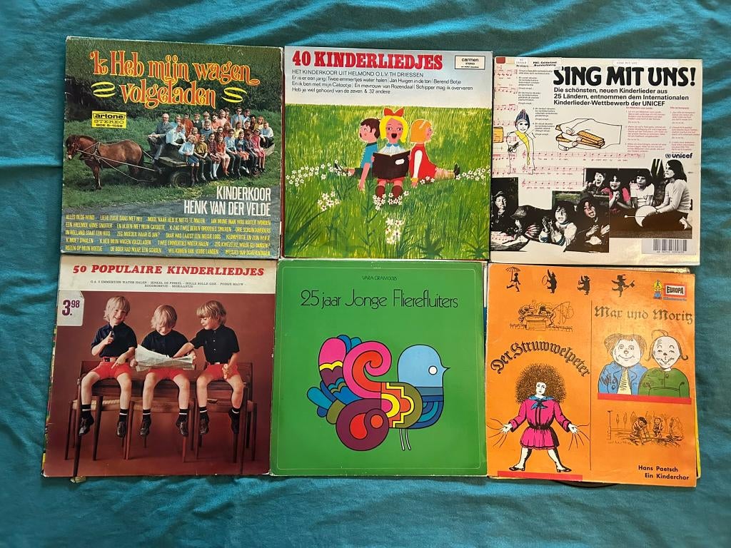 12 LP's Diverse Kinderkoren (ook per stuk te koop), Cd's en Dvd's, Vinyl | Verzamelalbums, Gebruikt, Kinderen en Jeugd, 1980 - 1989