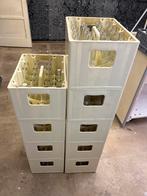 9 Crème Kratjes met Flesjes - Ideaal voor Fermentatie, Ophalen, Gebruikt