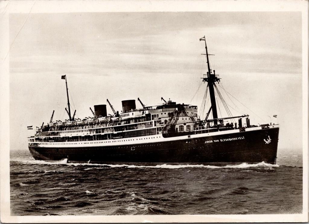 Johan van Oldenbarnevelt Stoomvaart Maatschappij Schip 1930, Verzamelen, Verzenden, 1920 tot 1940, Ongelopen, Noord-Holland