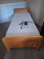 Seniorenbed 1-persoons 90x220cm, Ophalen, 90 cm, Eenpersoons, Hout