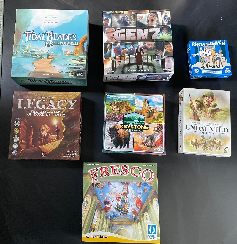 Bordspellen (oa tidal blades, gen7, keystone, fresco), Vijf spelers of meer, Ophalen, Zo goed als nieuw