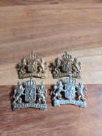 4x pet embleem pre 40 gemeente/overheid, Ophalen of Verzenden, Landmacht, Nederland, Embleem of Badge