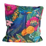 NIEUW !! Superleuk fleurig kussenhoesje, Ophalen of Verzenden, Nieuw, Overige kleuren, Vierkant