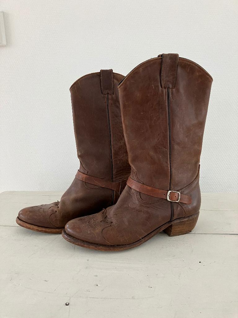 Festival Laarsjes maat 38, Shabbies, Bruin, Lage of Enkellaarzen, Ophalen of Verzenden