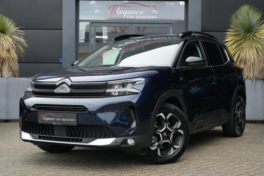Citroën C5 Aircross 1.6 Plug-in Hybrid 225 Max 225pk Naviga, 77 km/l, Gebruikt, Zwart, 4 cilinders