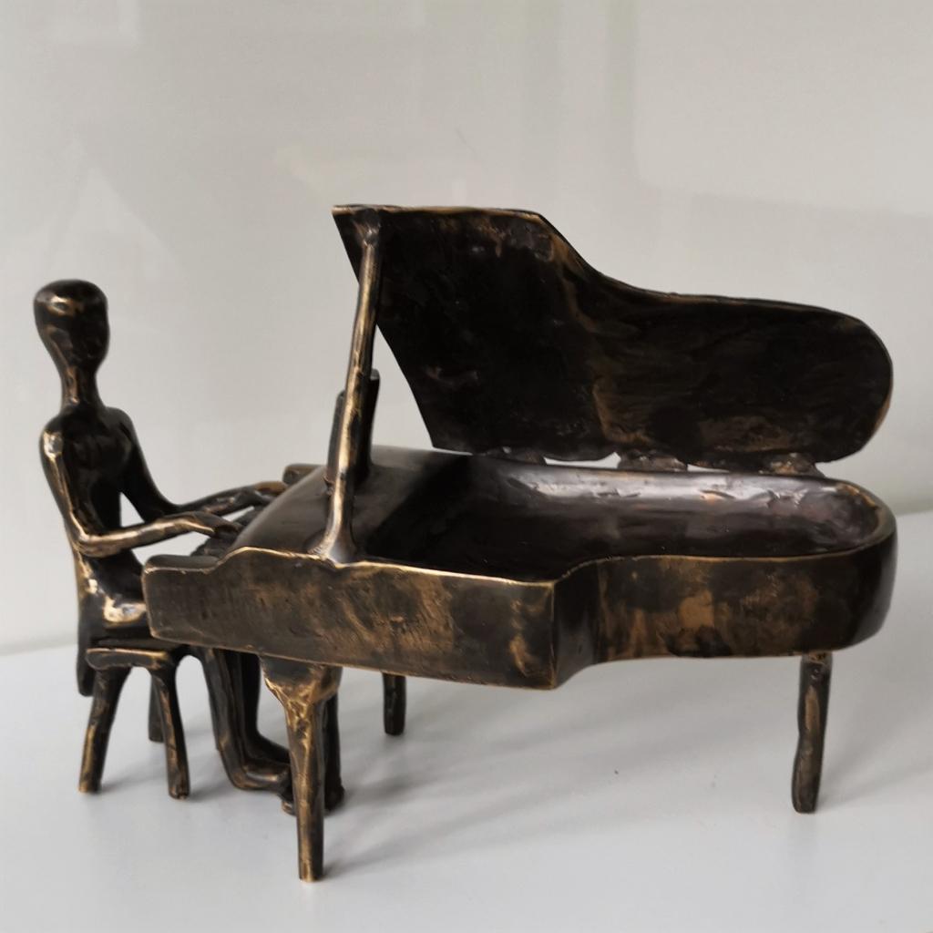 Beeld: Pianist - Gitarist - Dansers - Man met Budel (nieuw), Niet ingevuld, Niet ingevuld, Nieuw, Ophalen of Verzenden