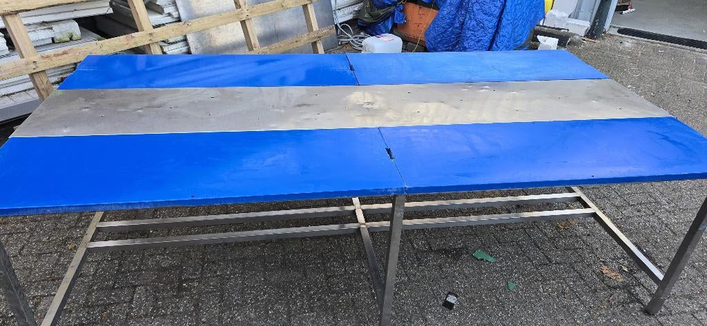 Snijtafel rvs, Ophalen, Gebruikt