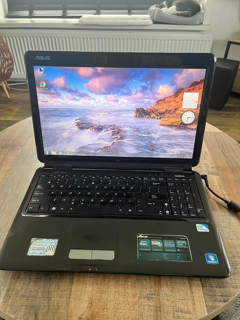 Asus K50IJ latop Windows 7 (verouderd model), Computers en Software, Windows Laptops, Gebruikt, 15 inch, 2 tot 3 Ghz, Ophalen of Verzenden