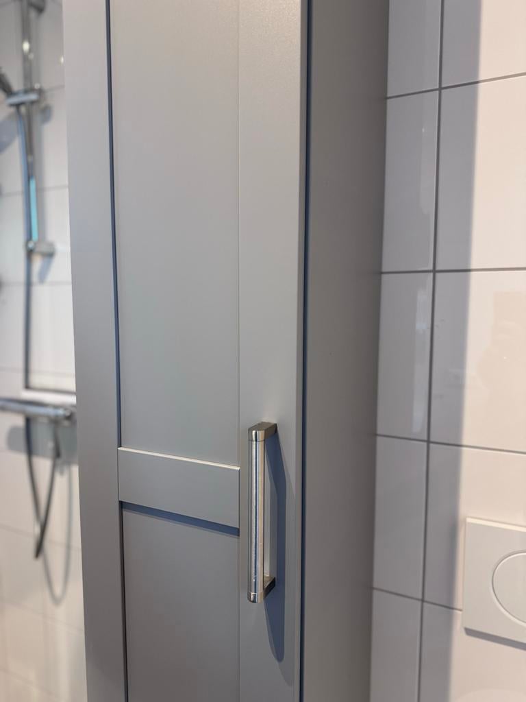 Ikea Enhet badkamerkast grijs, Ophalen, (Half)hoge kast, Minder dan 50 cm, Gebruikt