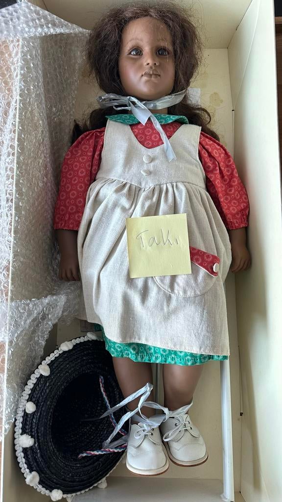 Annette Himstedt Pop "Taki" - Zeldzame Verzamelaarspop, Ophalen of Verzenden, Zo goed als nieuw, Overige typen