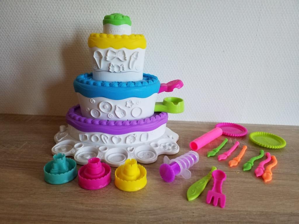 Play-Doh Taart Maakset - Creatief Speelplezier, Kinderen en Baby's, Speelgoed | Educatief en Creatief, Ophalen of Verzenden, Gebruikt