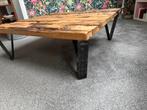 Rofra Salontafel van gerecycled hout, Ophalen, Gebruikt, Vierkant, 50 tot 100 cm
