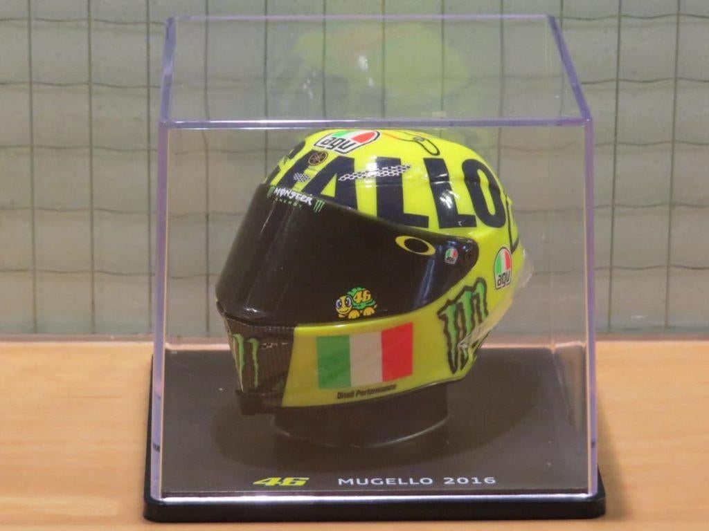 Valentino Rossi AGV helmet 2016 Mugello 1:5, Serviceclientele@altaya.be, Overige typen, Nieuw, 08034 Barcelone