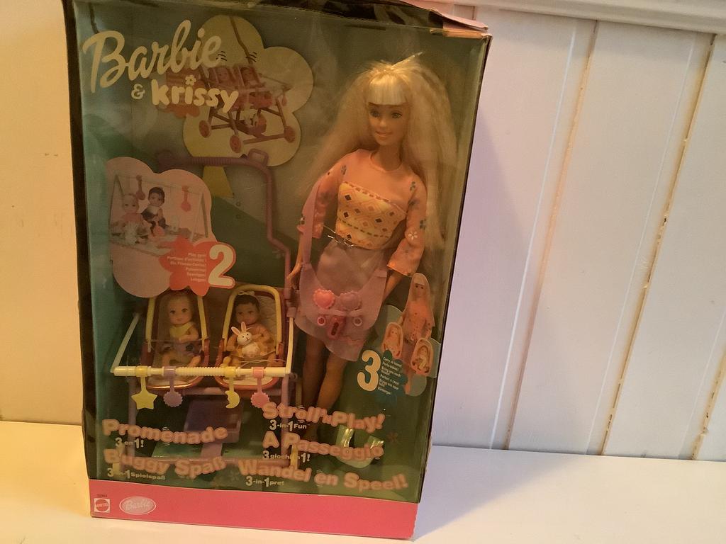 Barbie en Krissie, Verzamelen, Poppen, Ophalen of Verzenden, Gebruikt, Pop
