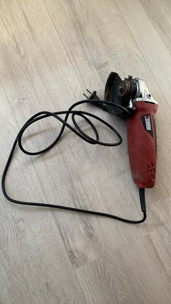 Haakse slijper, slijptol, Ophalen, Gebruikt, Minder dan 700 watt, Haakse handslijpmachine