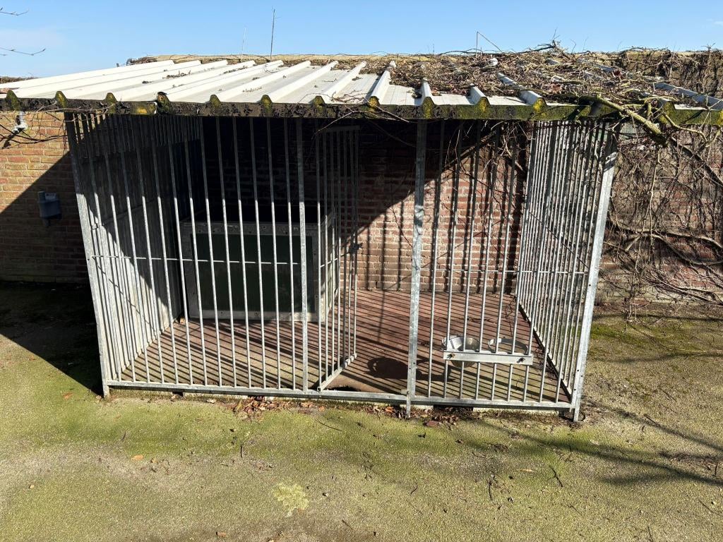 Hondenhok incl nachthok, Dieren en Toebehoren, Hondenhokken, Ophalen, Hondenkennel, 100 cm of meer, 110 cm of meer