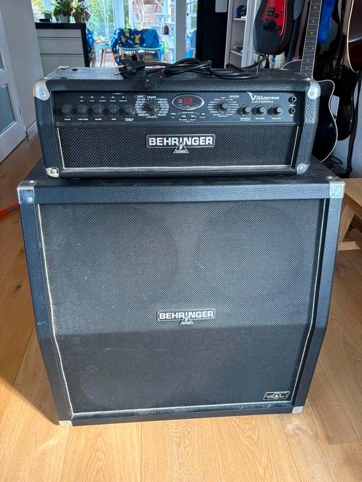 Behringer V-AMPIRE LX1200H + 4x12” cab, Muziek en Instrumenten, Versterkers | Bas en Gitaar, Gebruikt, Gitaar, Ophalen