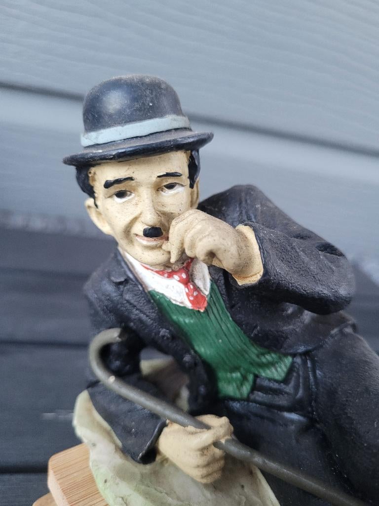 charlie chaplin beeld 14 cm, Verzamelen, Ophalen of Verzenden, Zo goed als nieuw
