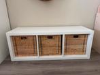 KALLAX Open kast, wit, 42x112 cm, Ophalen of Verzenden, Zo goed als nieuw, 25 tot 50 cm, 50 tot 100 cm