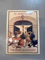 Vintage Guinness Reclamebord - St. James's Gate, Ophalen of Verzenden, Gebruikt, Reclamebord
