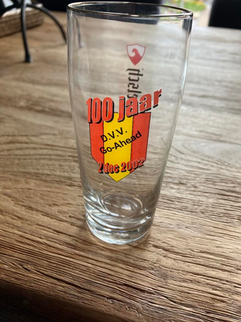 Glas 100 jaar Go Ahead, Ophalen of Verzenden, Zo goed als nieuw, Overige binnenlandse clubs, Overige typen