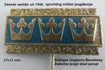Zweeds speldje uit 1948, oprichting Militair Jeugdkorps, Verzamelen, Speldjes, Pins en Buttons, Ophalen of Verzenden, Gebruikt