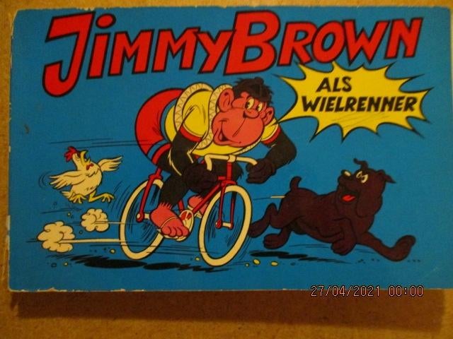 adv1463 jimmy brown oblong 2, Eén stripboek, Ophalen, Gelezen