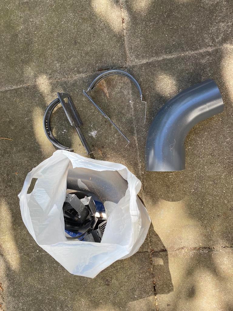 Koppelstukken regenpijp, waterafvoer, metaal, Motoren, Ophalen