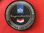 Badge van Defensie met velcro, Verzamelen, Militaria | Algemeen, Ophalen of Verzenden, Landmacht, Nederland, Embleem of Badge