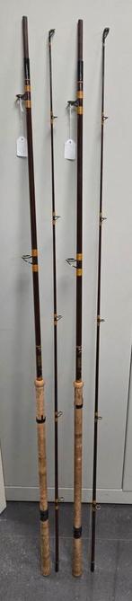 2x Hardy Richard Walker Carp No 1 3.05m Hengels, Ophalen of Verzenden, Gebruikt, Werphengel