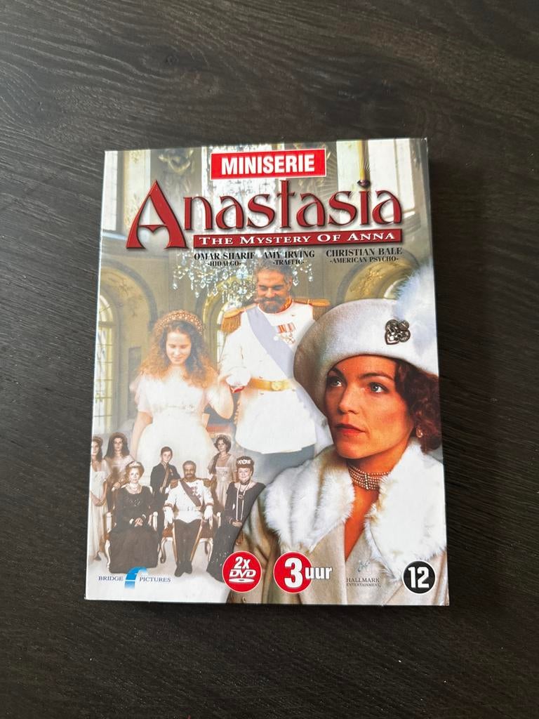 DVD miniserie Anastasia met Omar Sharif, Amy Irving, Christi, Vanaf 12 jaar, Ophalen of Verzenden, Zo goed als nieuw, Historisch of Kostuumdrama