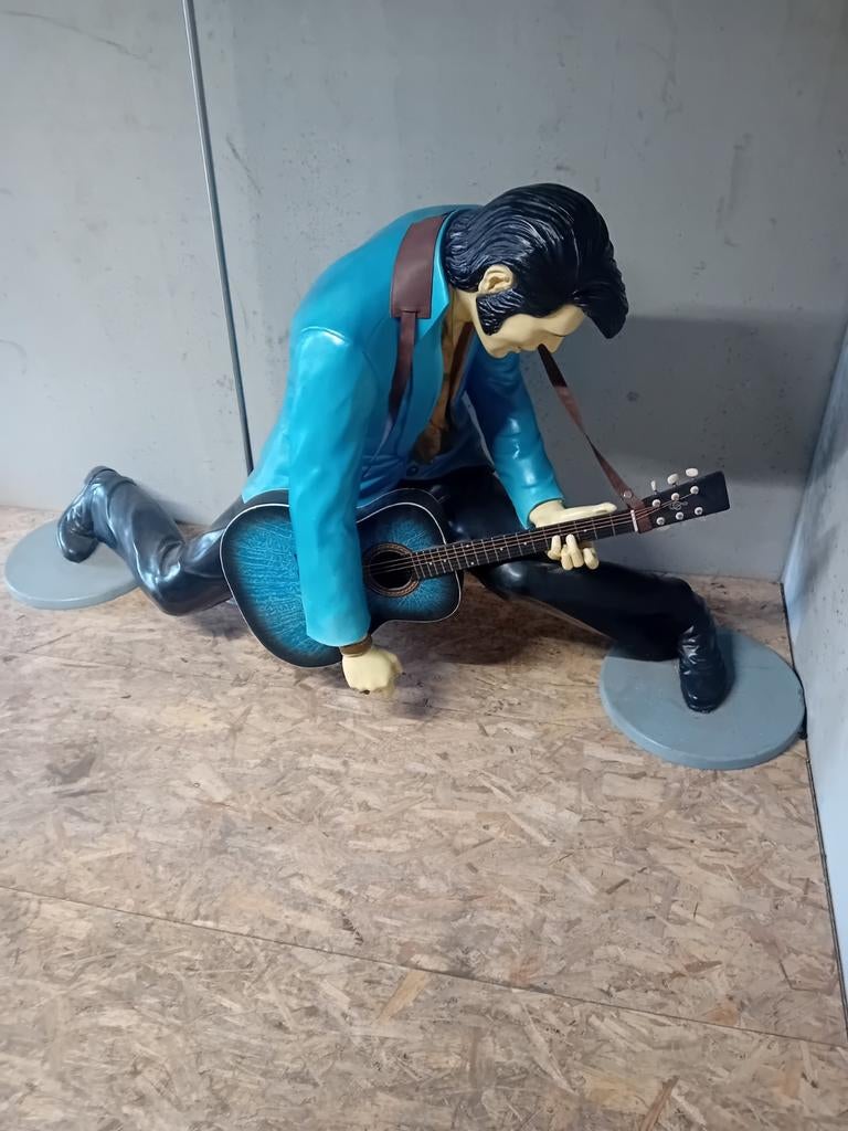 Elvis Presley beeld met gitaar - Uniek decoratiestuk, Ophalen