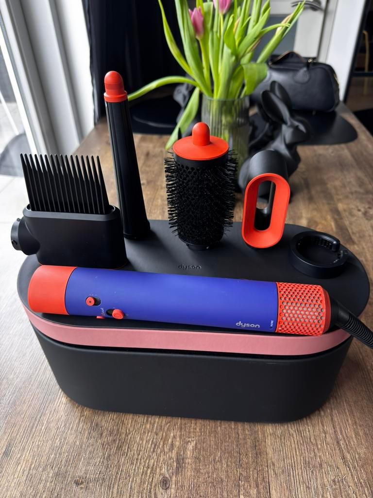 Dyson airwrap complet, Ophalen of Verzenden, Zo goed als nieuw, Föhn of Haardroger