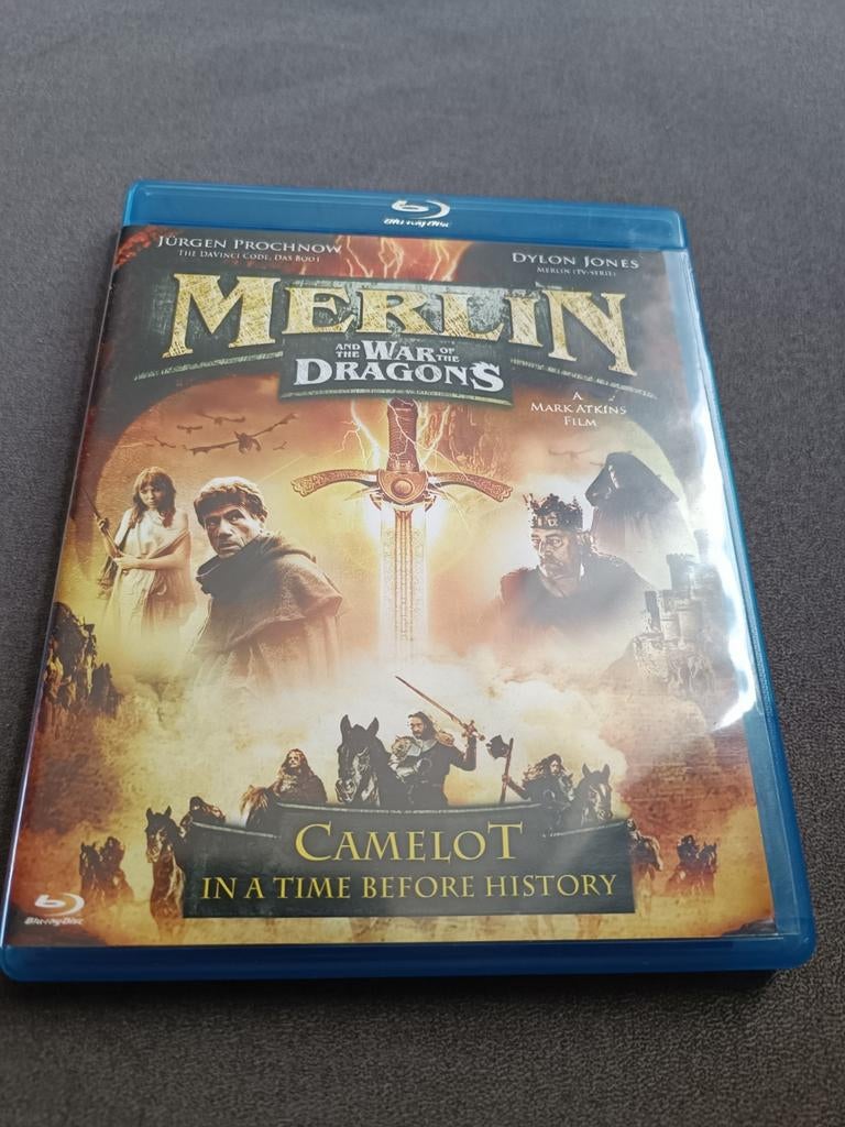 Merlin and the war of the dragons - bluray, Ophalen of Verzenden, Zo goed als nieuw, Actie