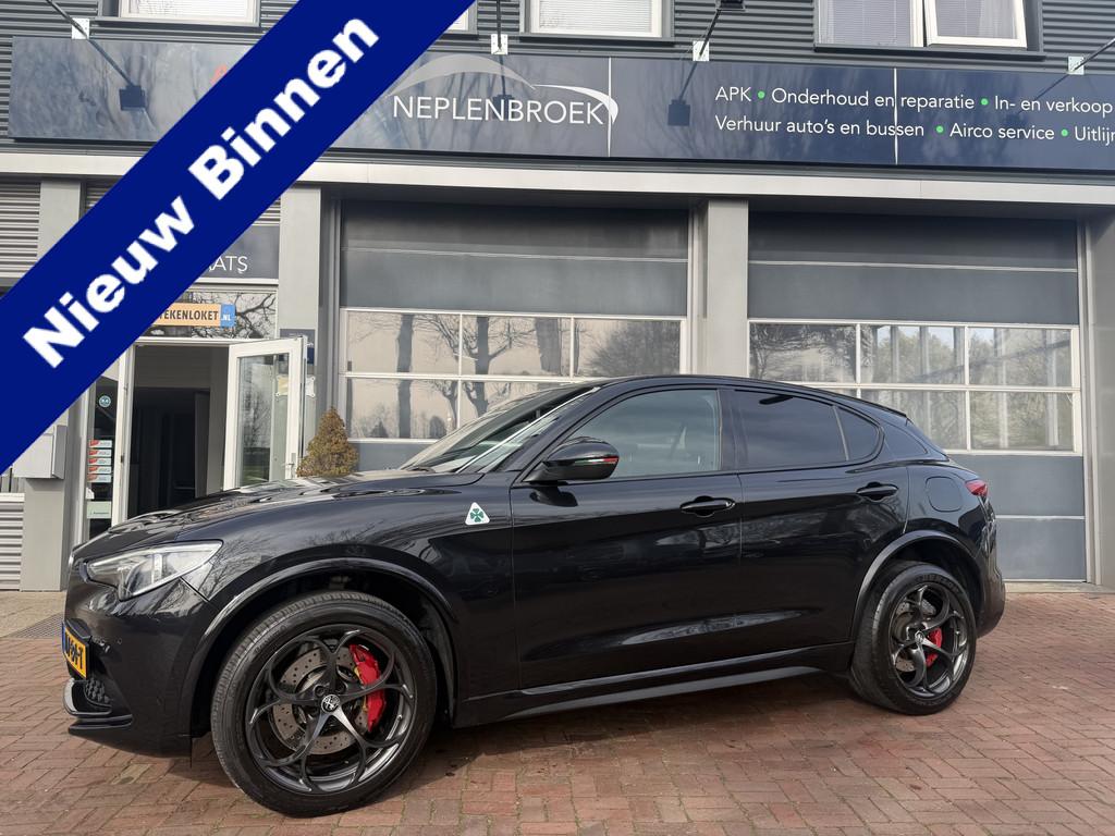 Alfa Romeo Stelvio 2.9 V6 AWD Quadrifoglio 510 PK Adaptive C, Auto's, Alfa Romeo, Automaat, Gebruikt, 510 pk, Zwart